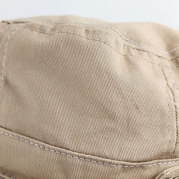 Tan Women's Army Fatigue Cap 100% Cotton Elasticized Band One Size Fits All - Picture 14 of 14